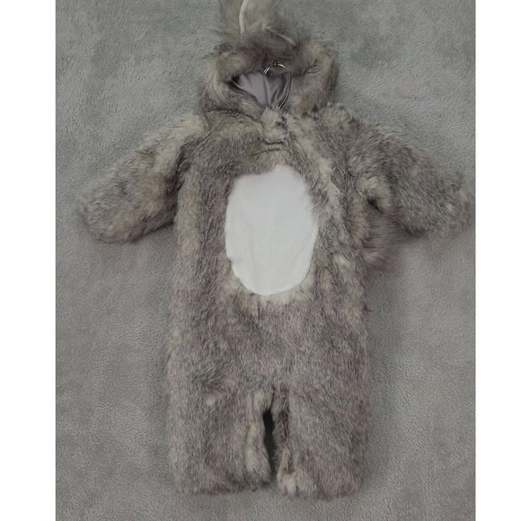 Pottery Barn Kids Faux Fur Bunny Pram Suit | 12–24 Months - Picture 2 of 4
